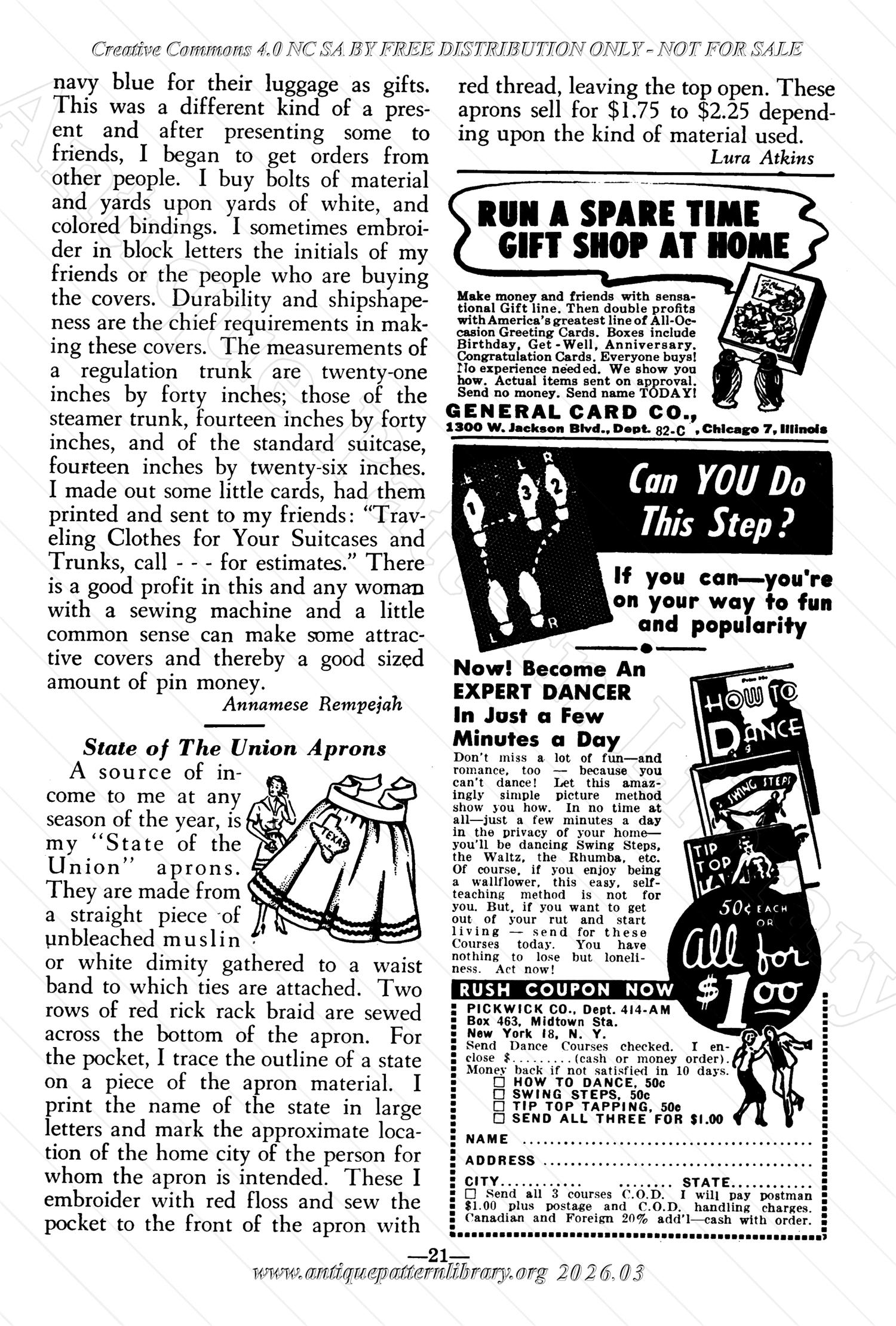 I-WB176 The Workbasket Volume 17 March 1952 No. 6
