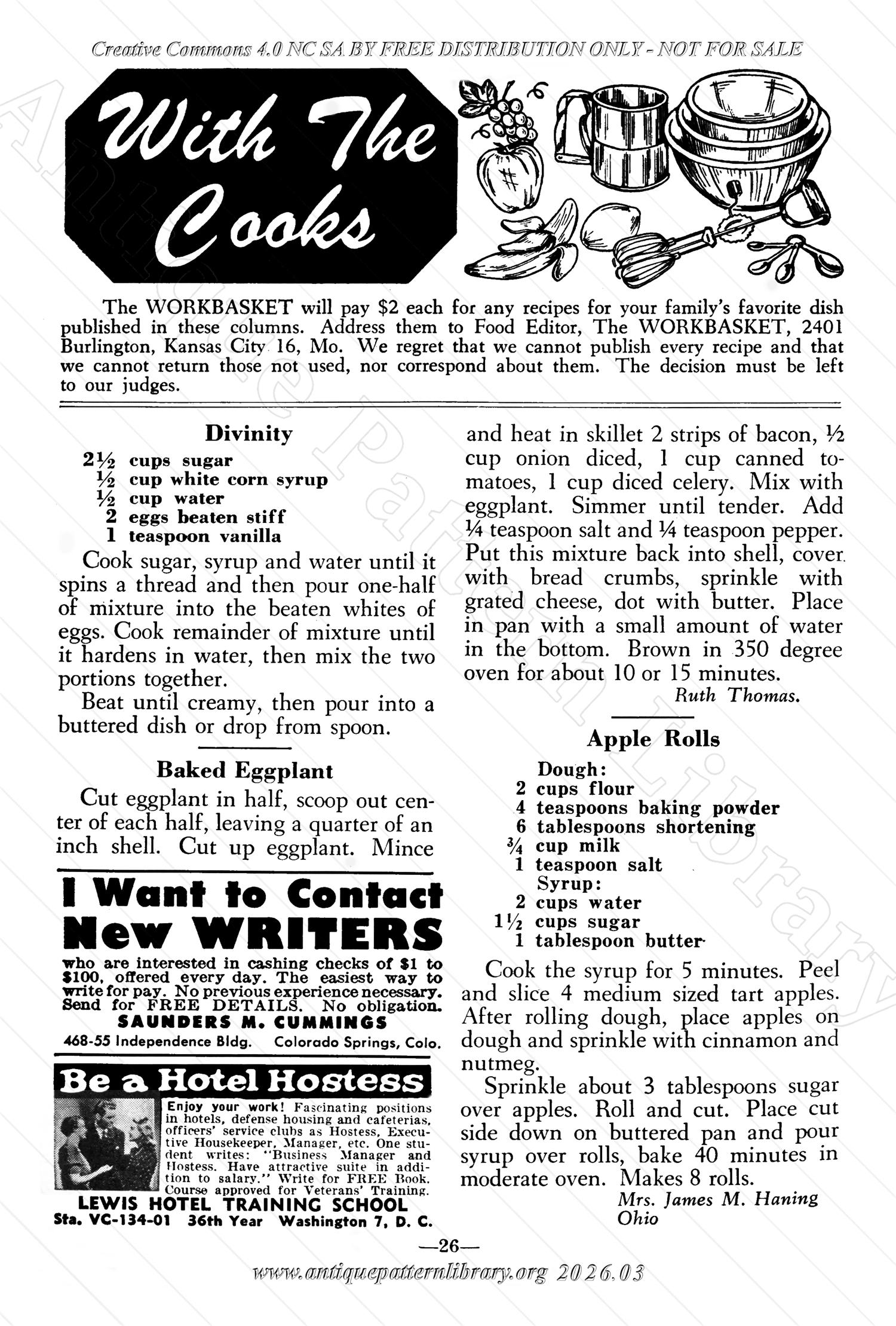 I-WB176 The Workbasket Volume 17 March 1952 No. 6