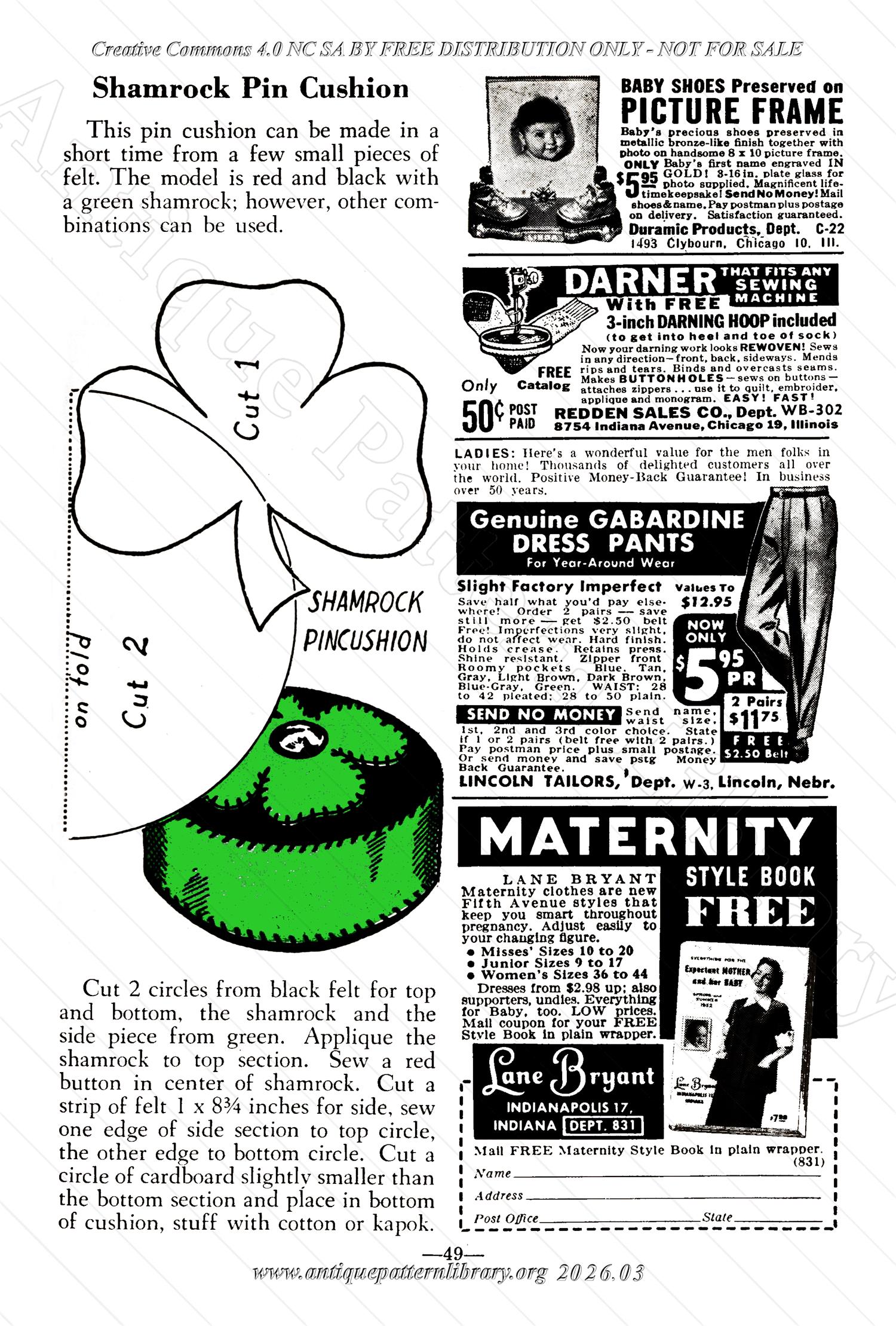 I-WB176 The Workbasket Volume 17 March 1952 No. 6