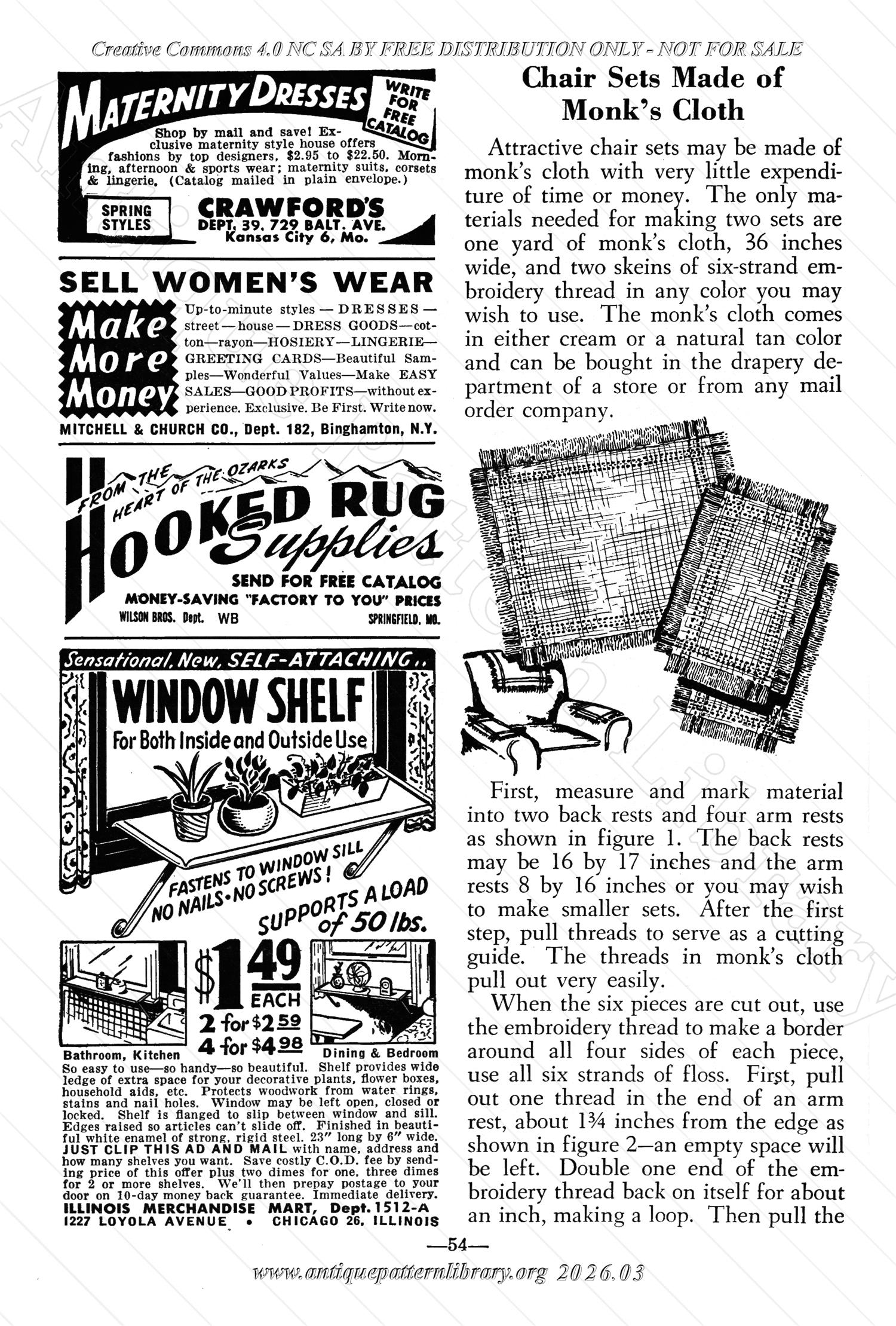 I-WB176 The Workbasket Volume 17 March 1952 No. 6