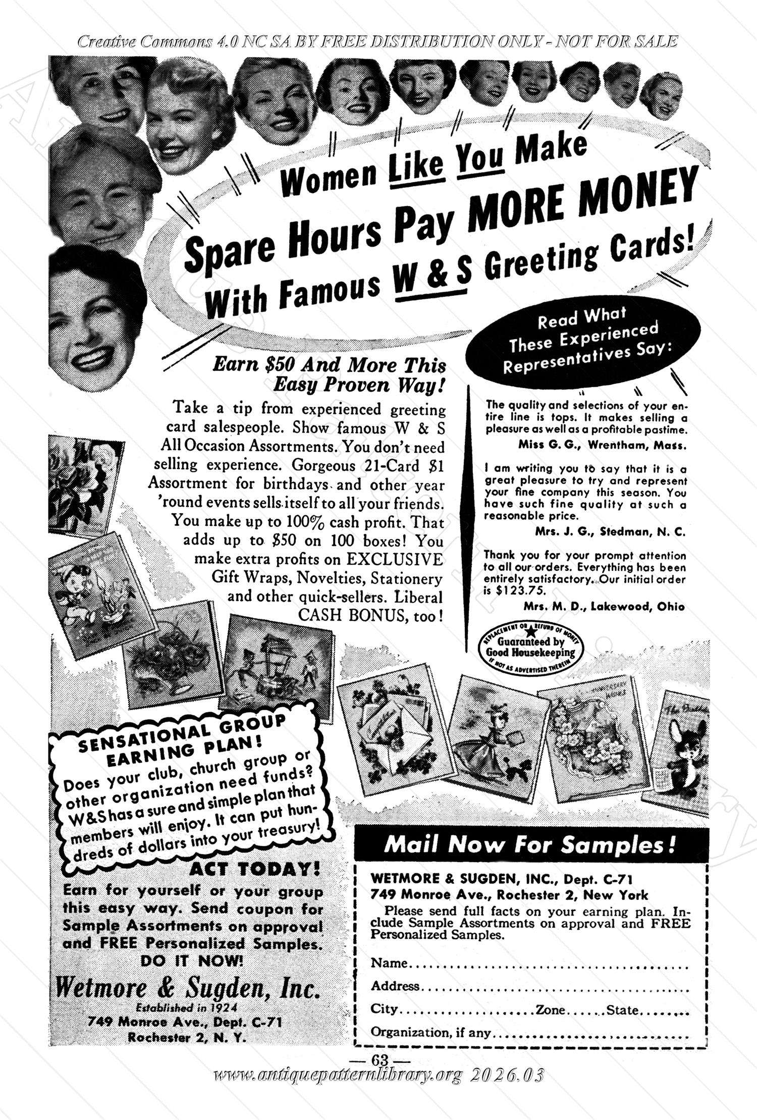 I-WB176 The Workbasket Volume 17 March 1952 No. 6