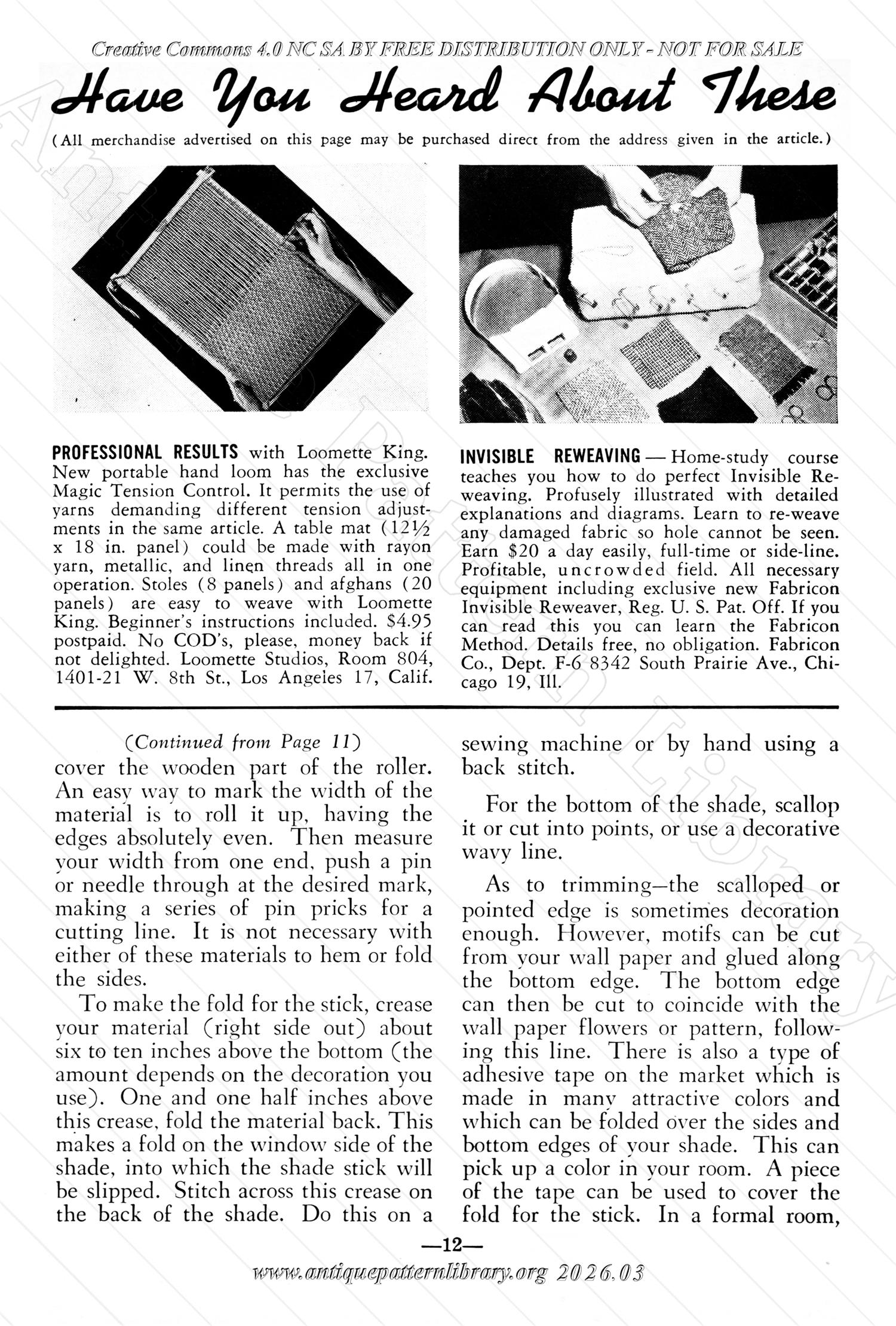 I-WB177 The Workbasket Volume 17 April 1952 No. 7