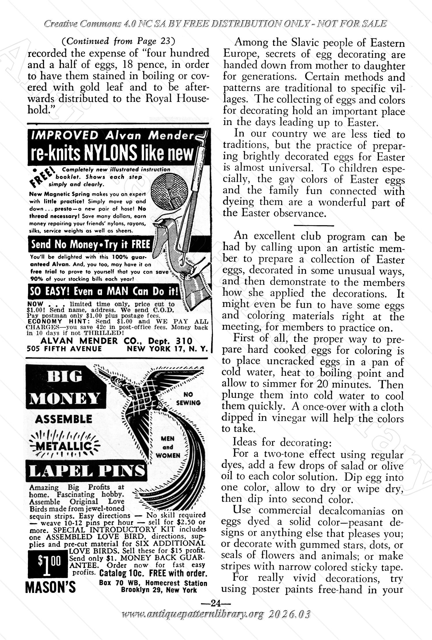 I-WB177 The Workbasket Volume 17 April 1952 No. 7