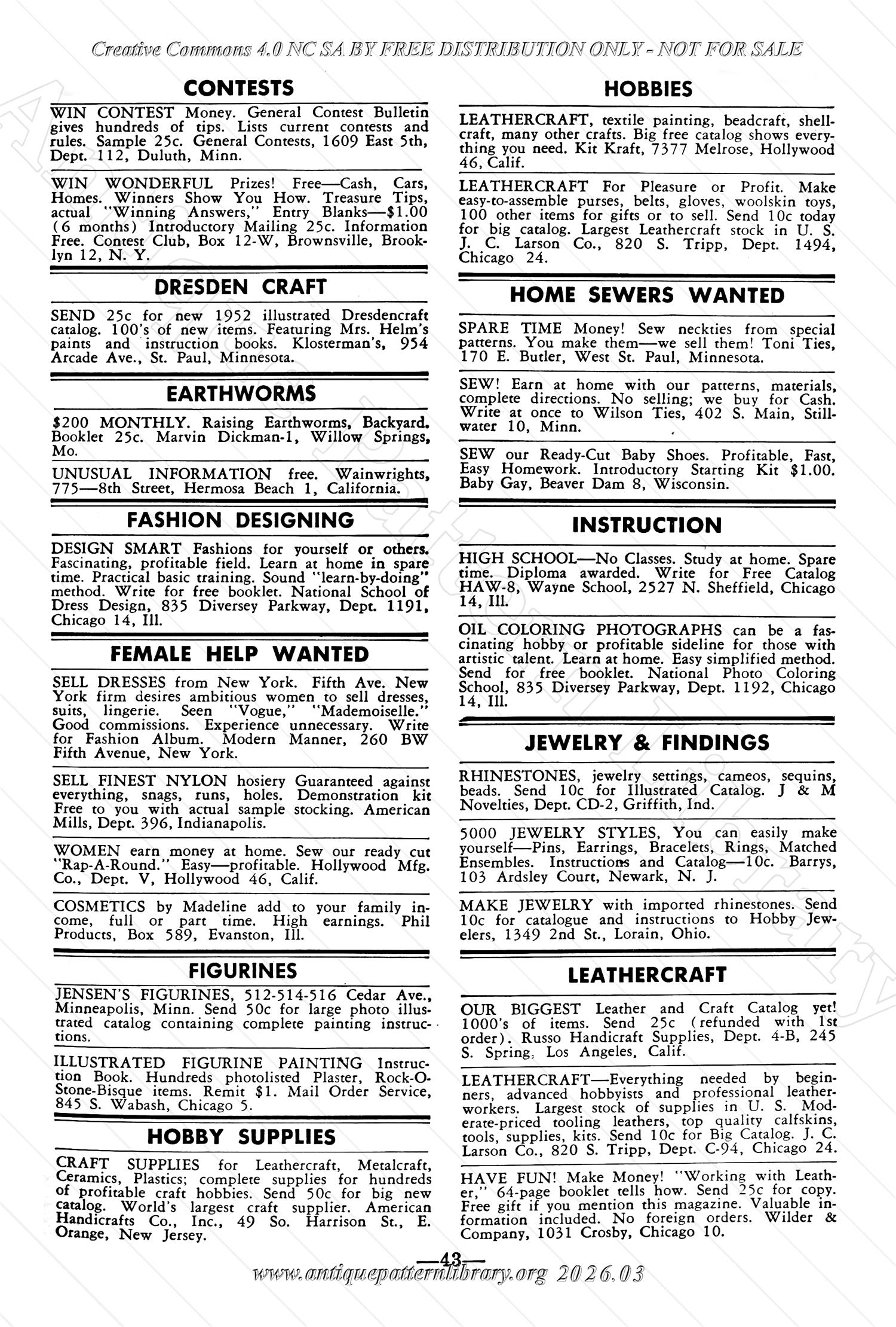 I-WB177 The Workbasket Volume 17 April 1952 No. 7