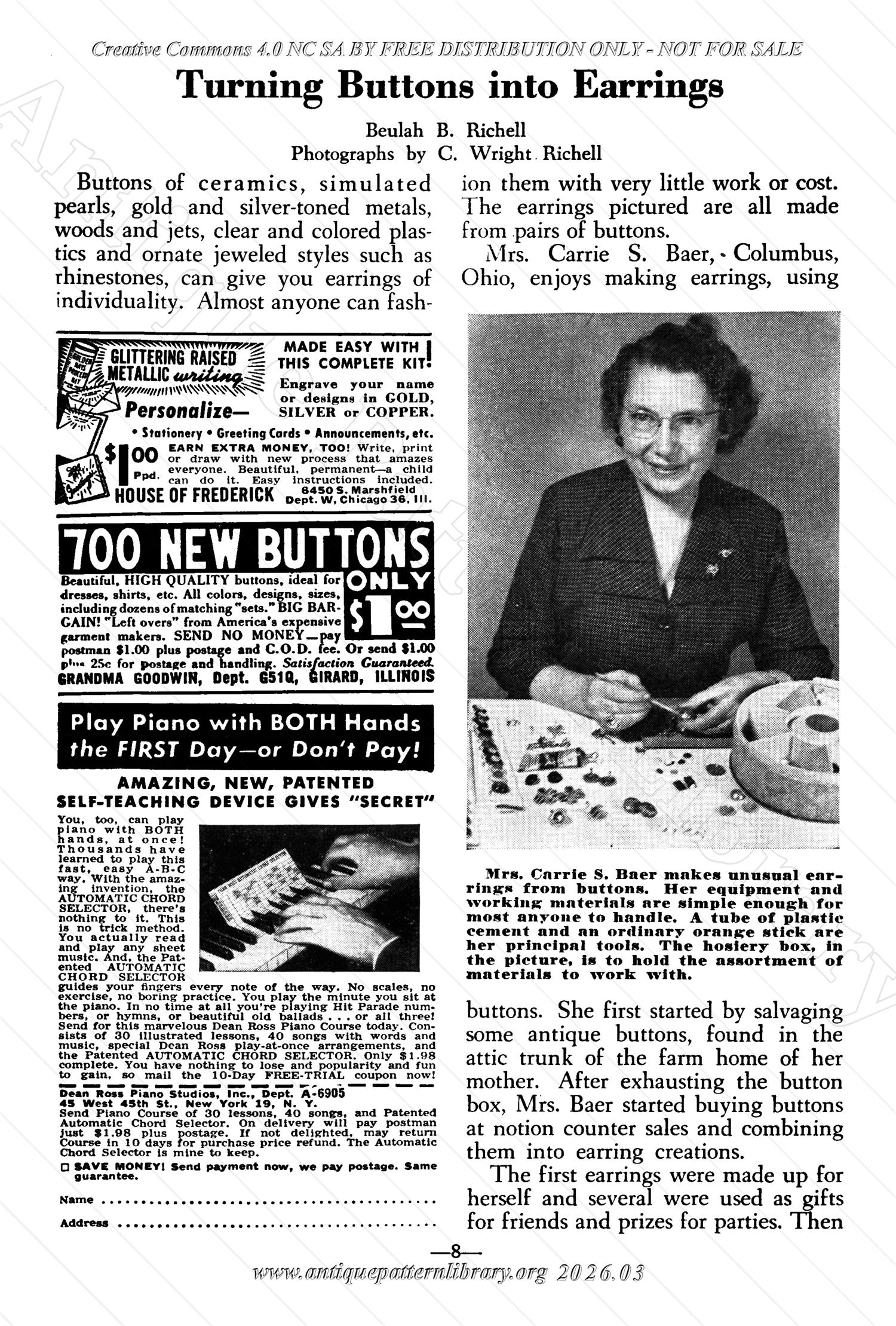 I-WB178 The Workbasket Volume 17 May 1952 No. 8