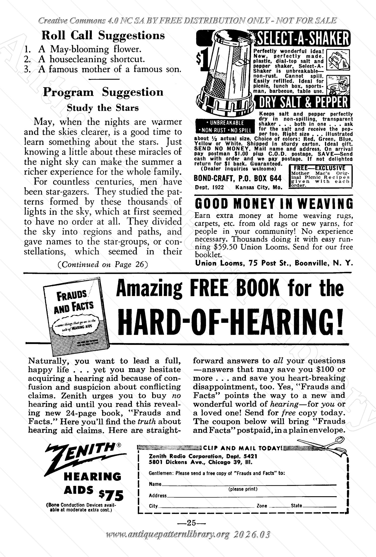 I-WB178 The Workbasket Volume 17 May 1952 No. 8