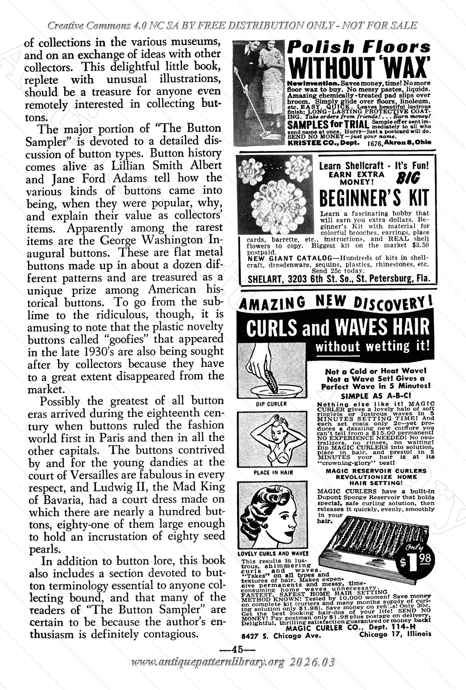 I-WB178 The Workbasket Volume 17 May 1952 No. 8