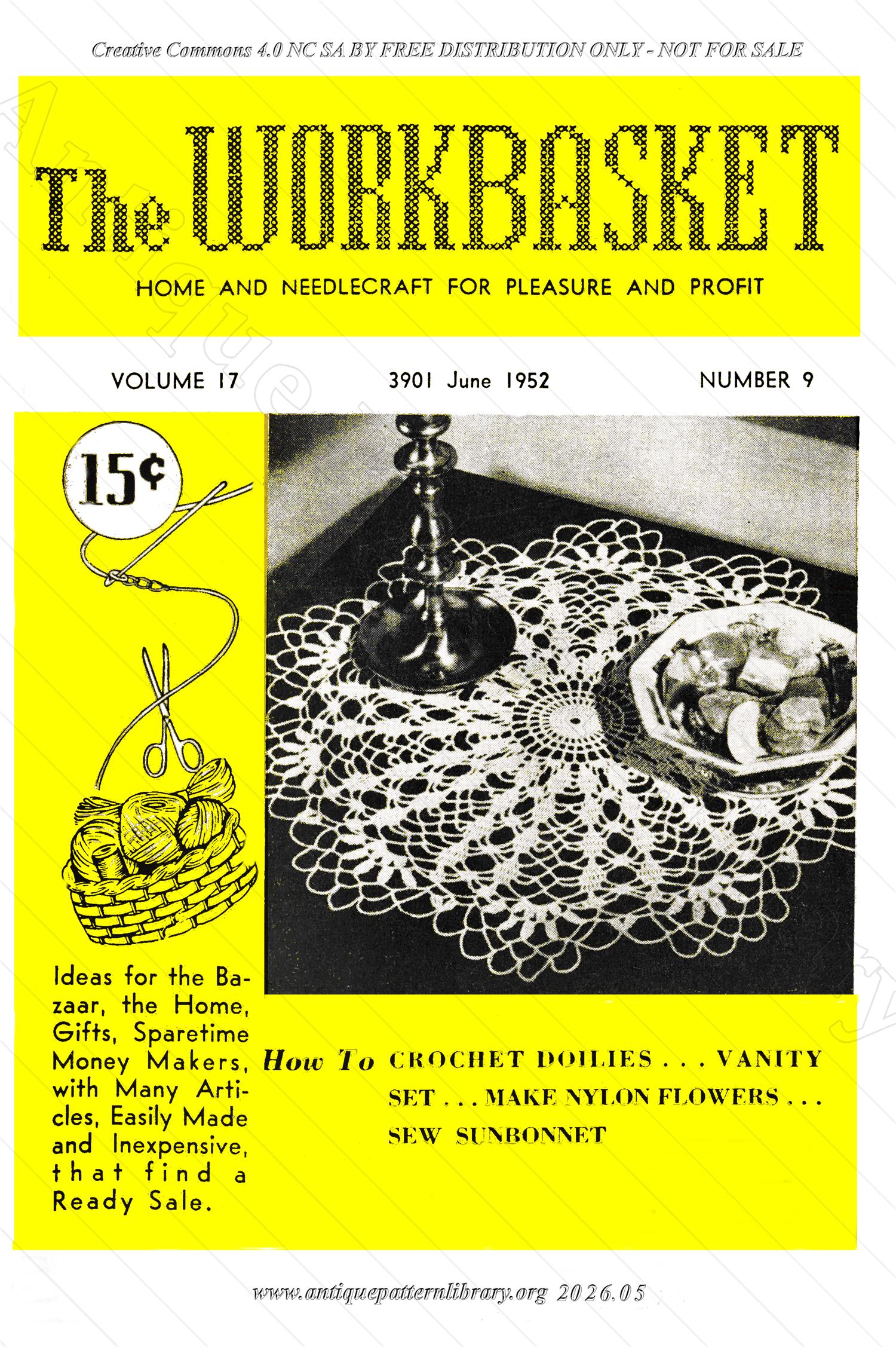 I-WB179 The Workbasket Volume 17 June 1952 No. 9