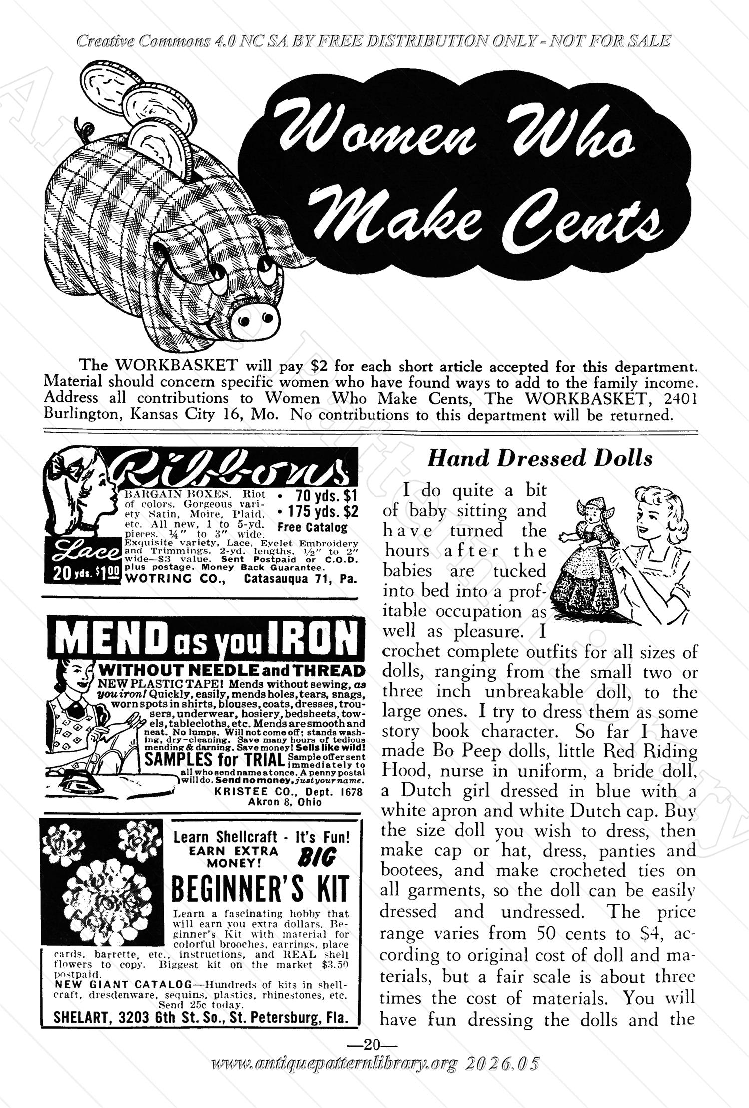 I-WB179 The Workbasket Volume 17 June 1952 No. 9