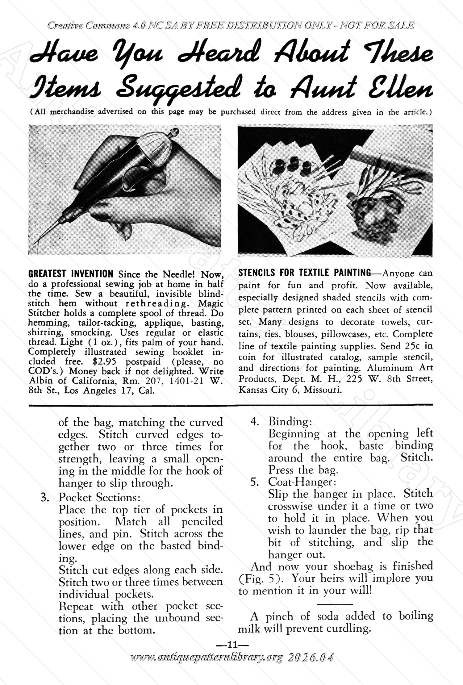 I-WB17A The Workbasket Volume 17 July 1952 No. 10