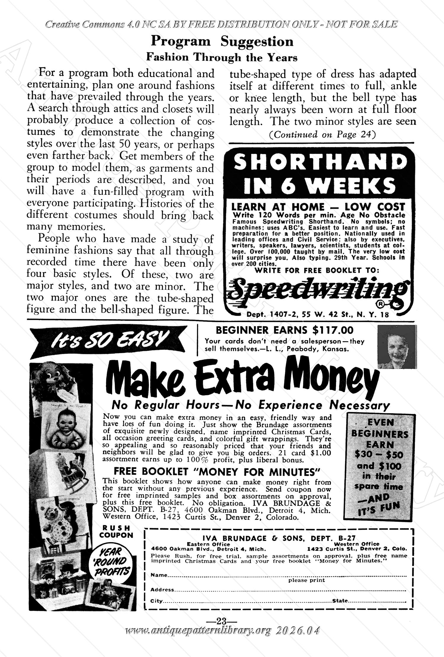 I-WB17A The Workbasket Volume 17 July 1952 No. 10