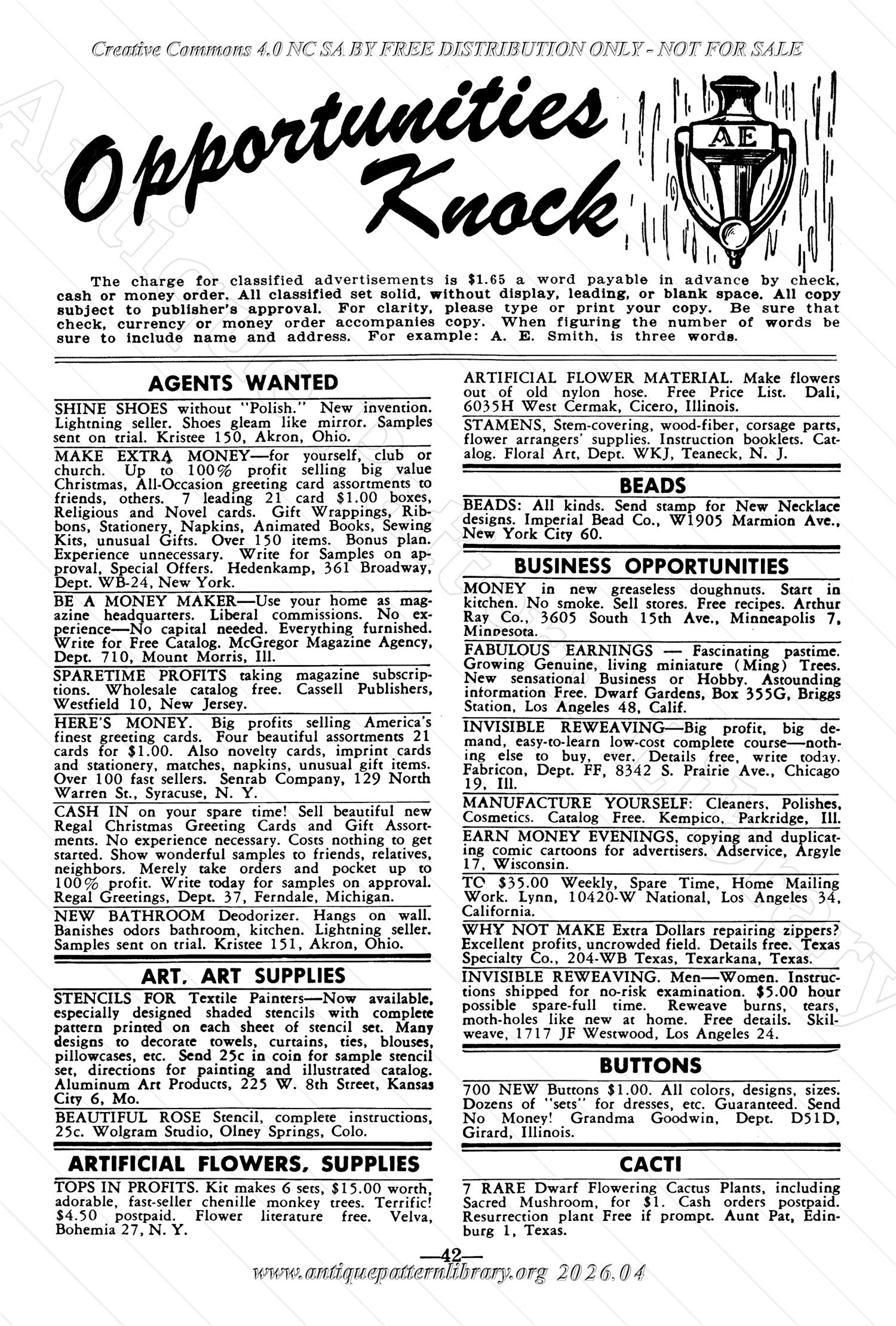 I-WB17A The Workbasket Volume 17 July 1952 No. 10
