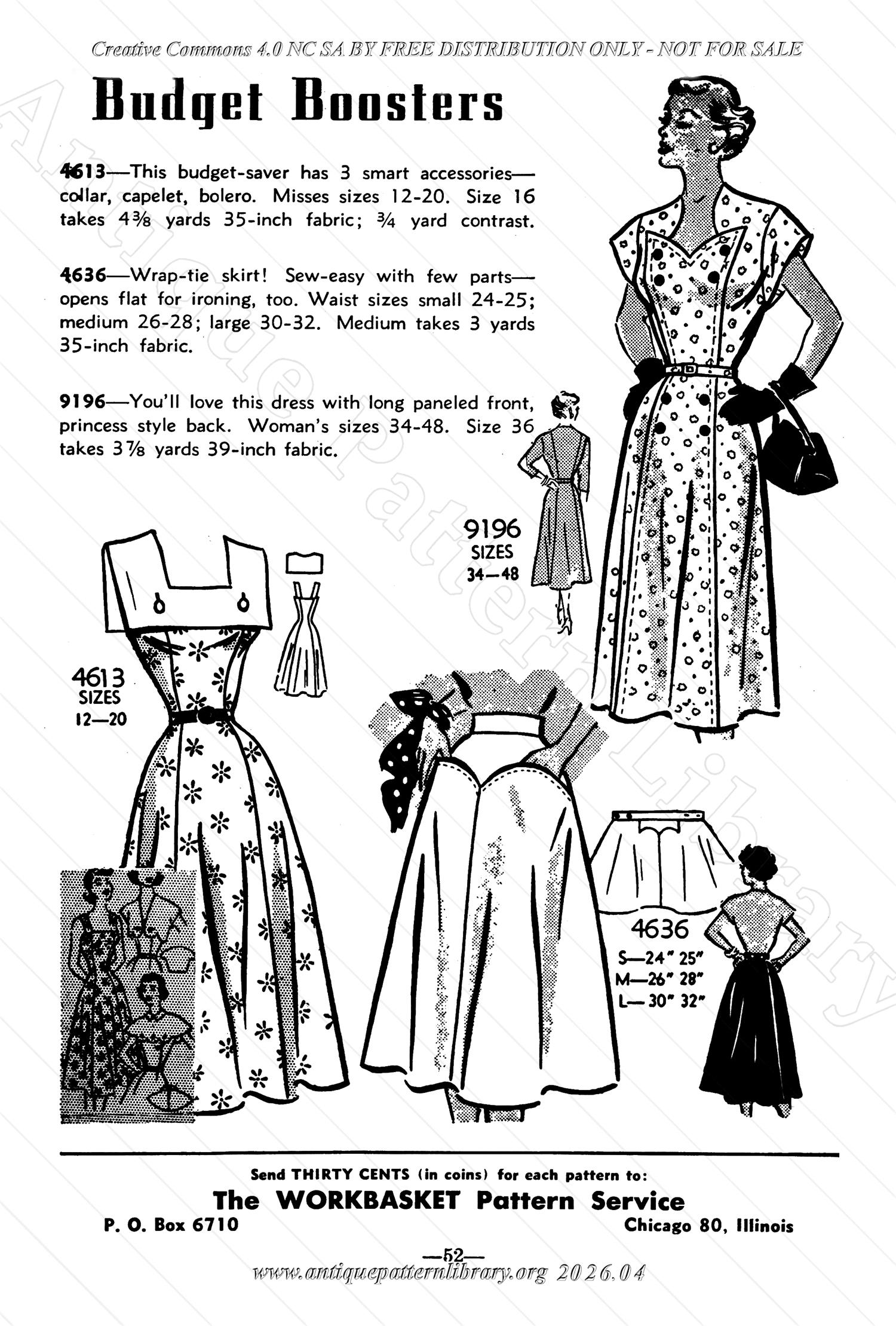 I-WB17A The Workbasket Volume 17 July 1952 No. 10