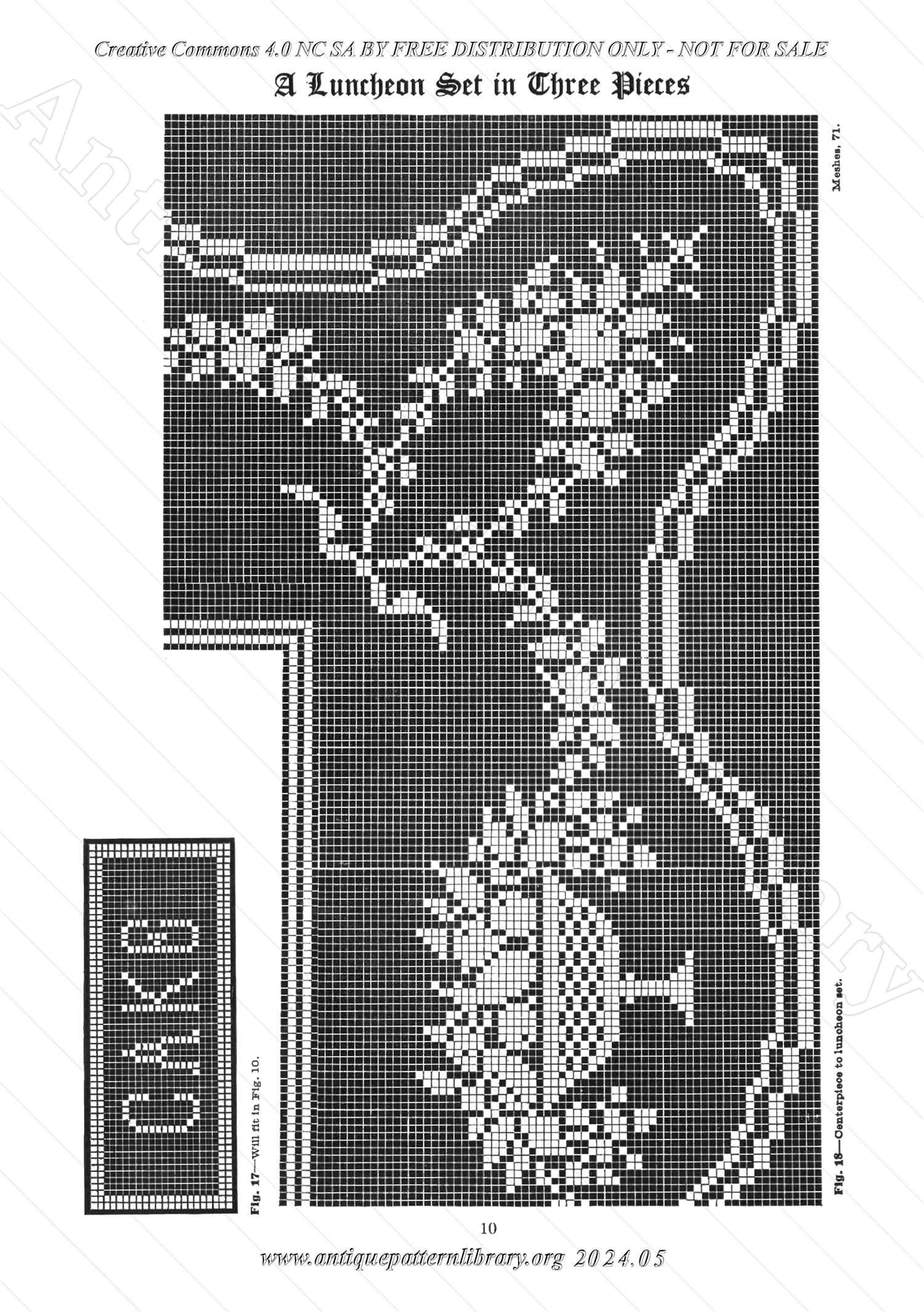 J-PA132 Filet Crochet Designs