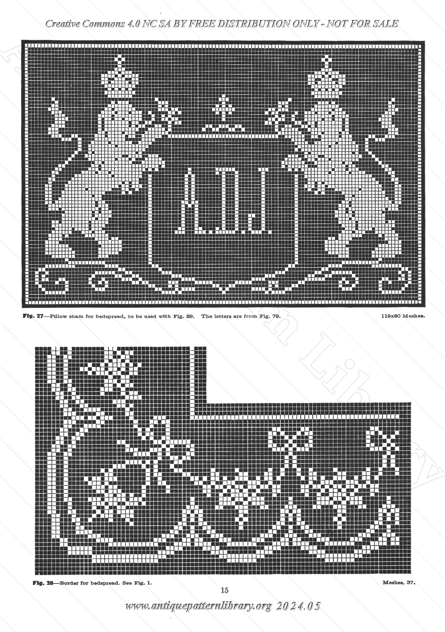 J-PA132 Filet Crochet Designs