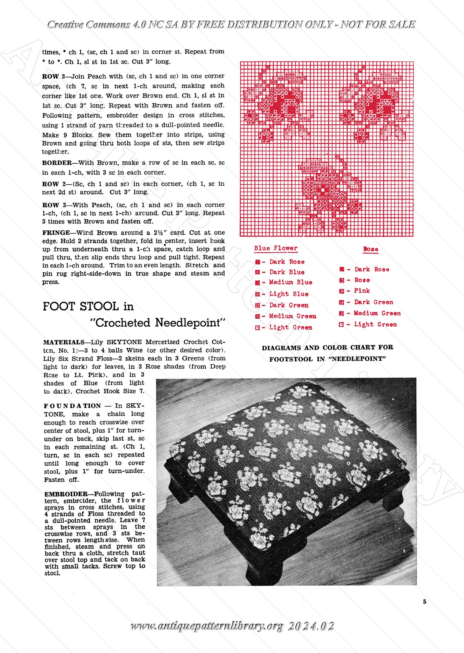 L-OS007 Crochet House Book No. 1000