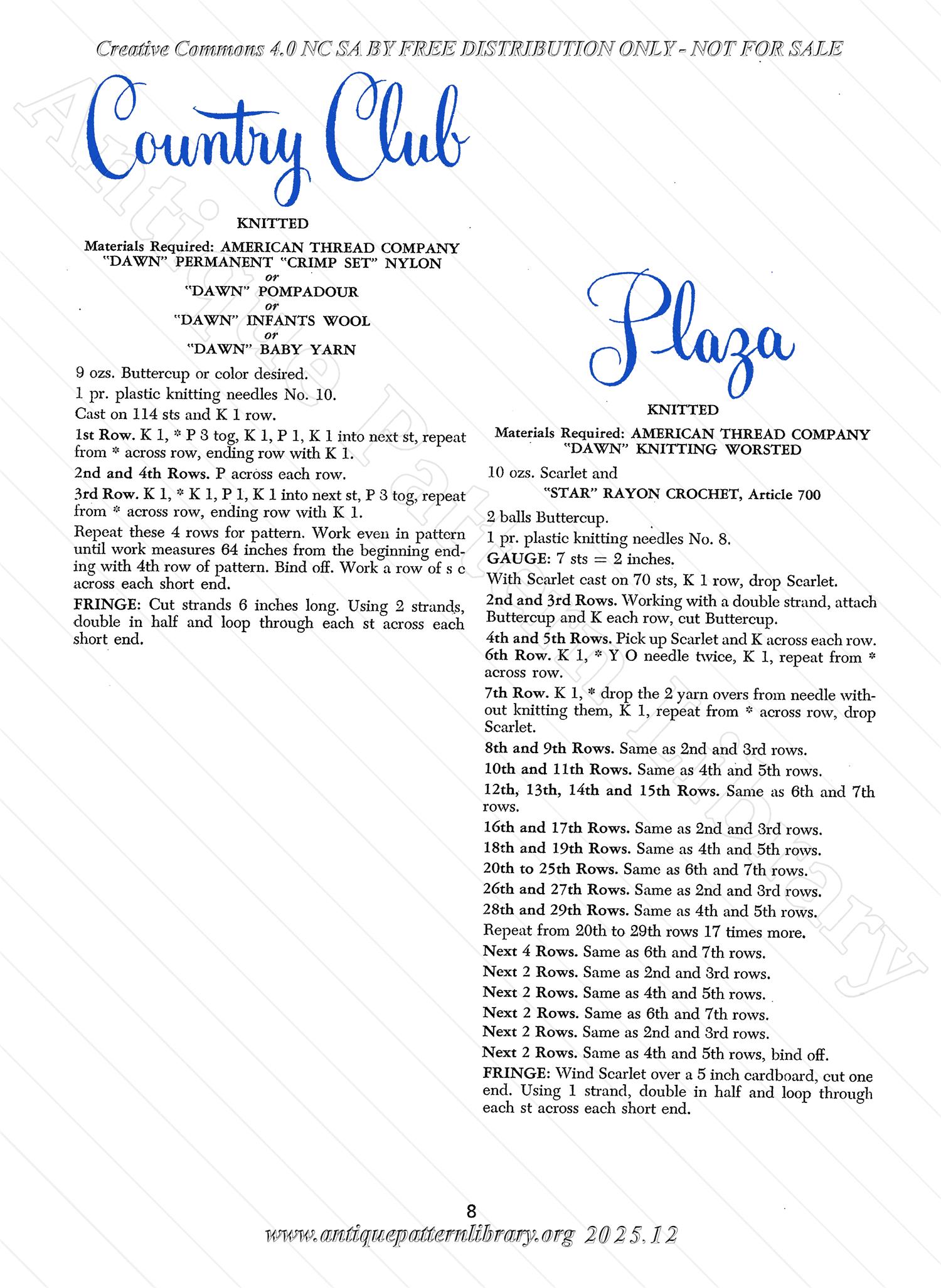 M-CB016 Stoles and Shawls Book No. 86