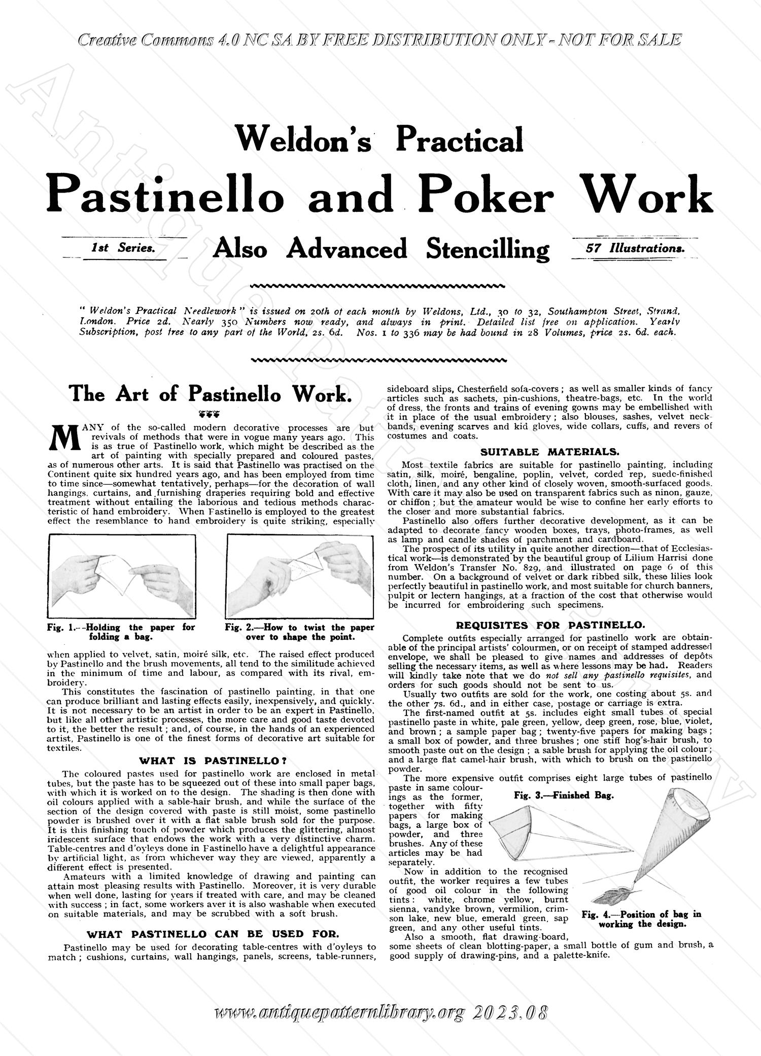 M-PR003 Pastinello and Poker Work 1st Series