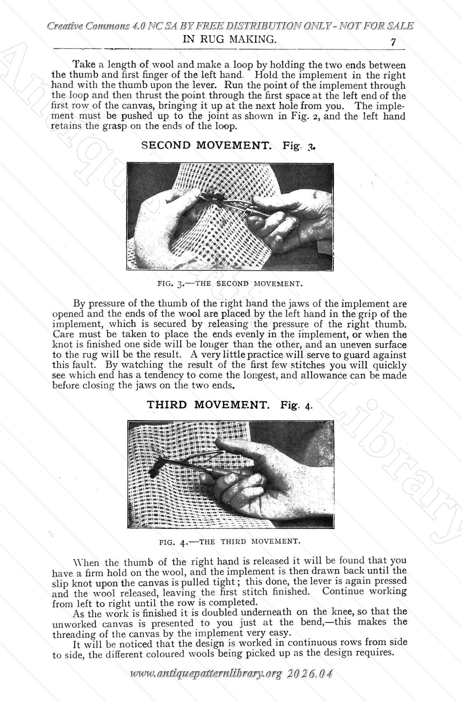 P-NK005 First Lessons in Rug Making