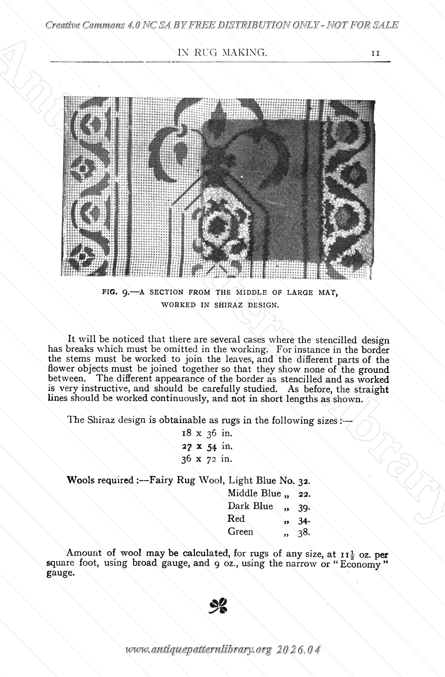 P-NK005 First Lessons in Rug Making