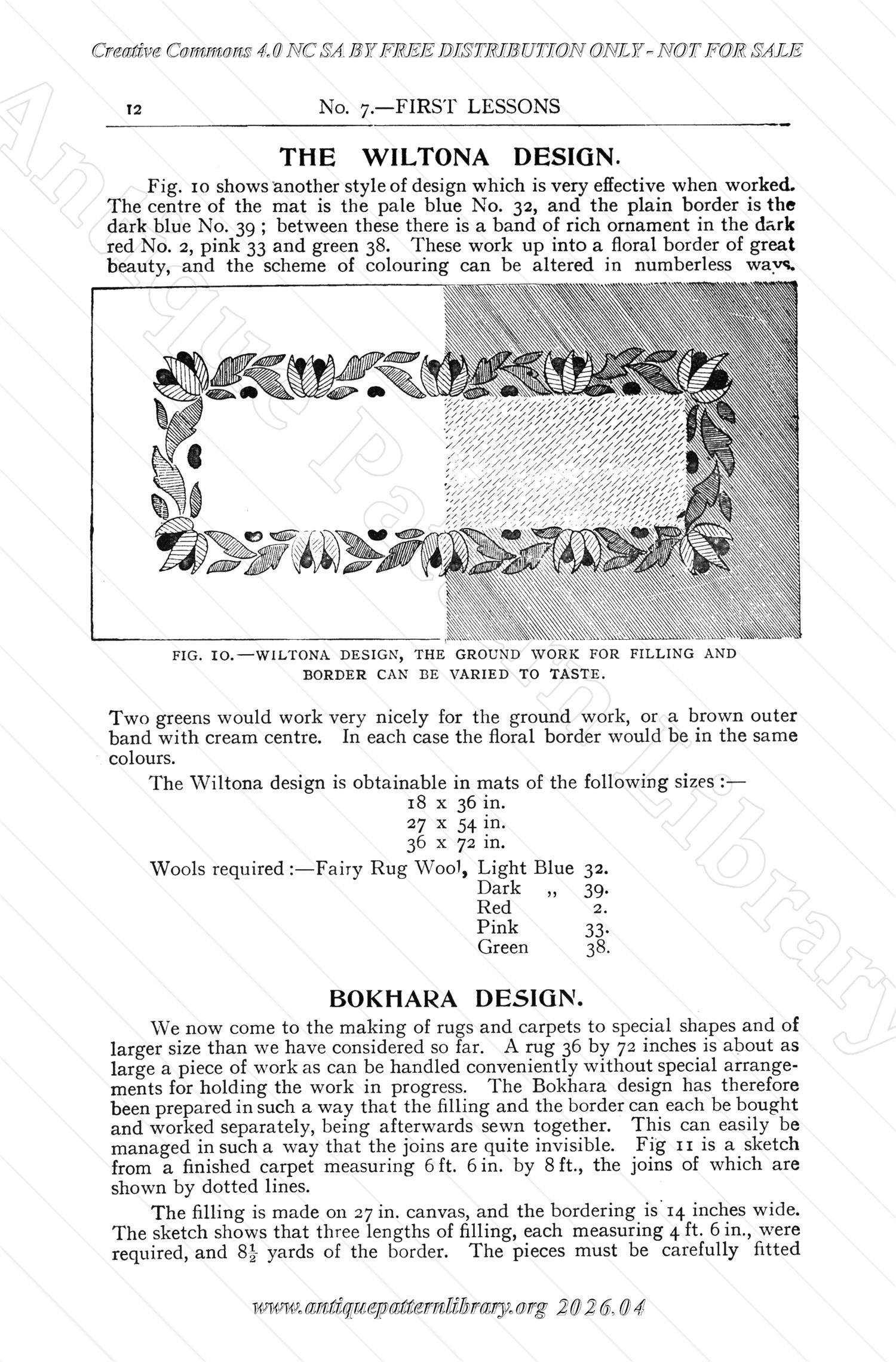 P-NK005 First Lessons in Rug Making