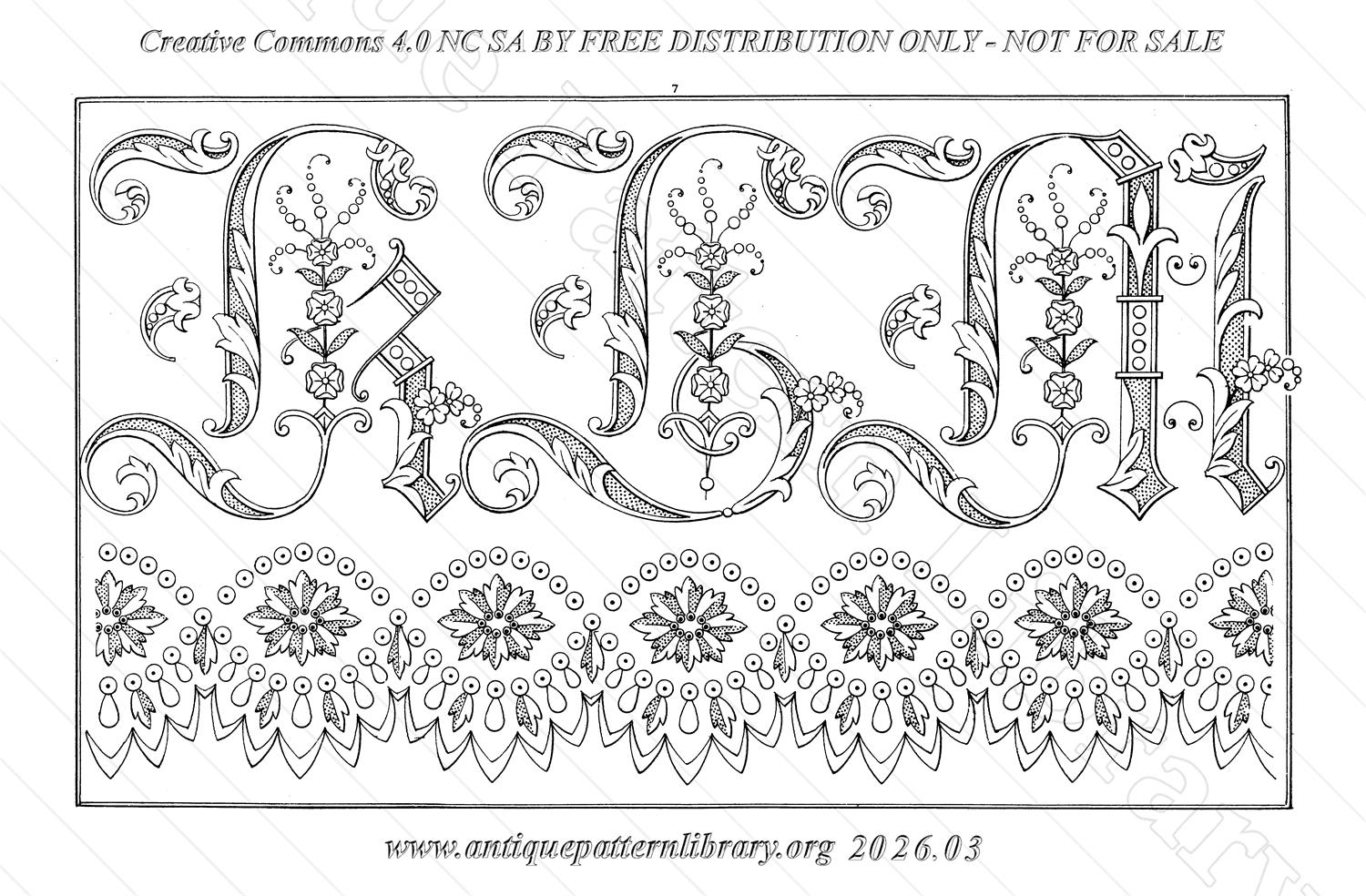 Q-YS001 Dessins de Broderies