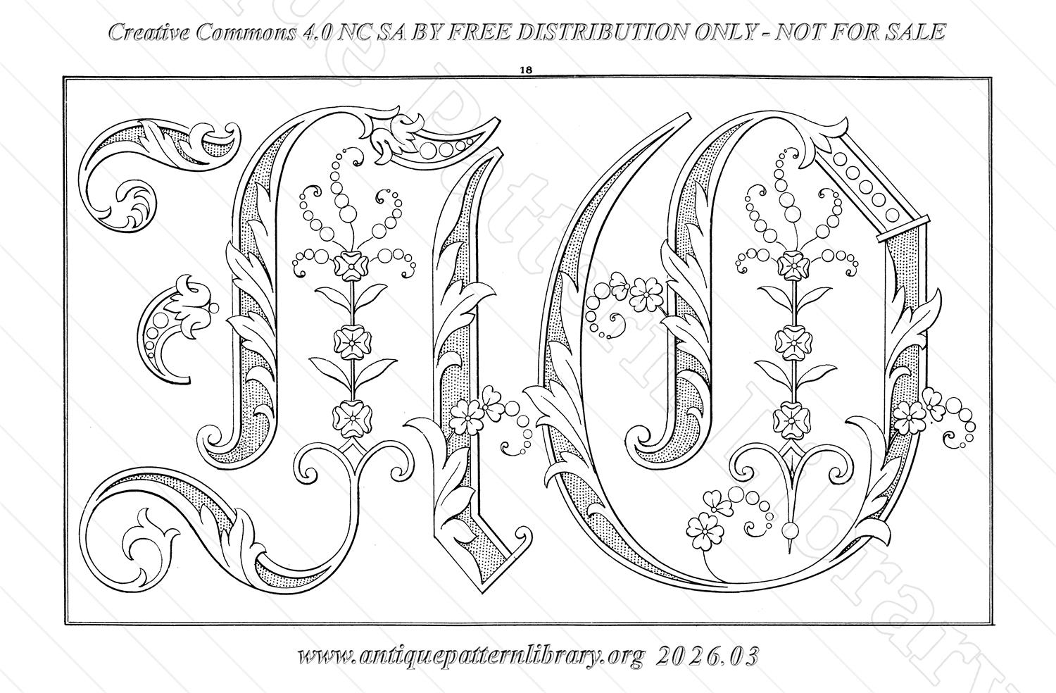 Q-YS001 Dessins de Broderies