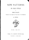 A-SW001 Bach - New Patterns in Old Style 1